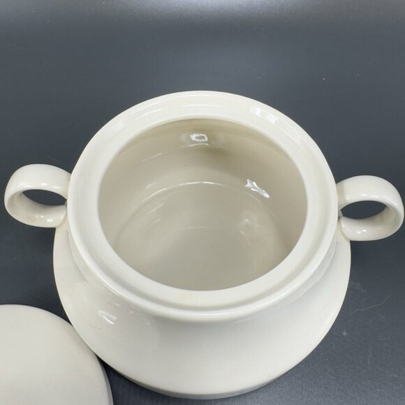 Lord Nelson Ware Tan Fine Porcelain Sugar And Creamer Set Kitchenware Vintage - Picture 8 of 16